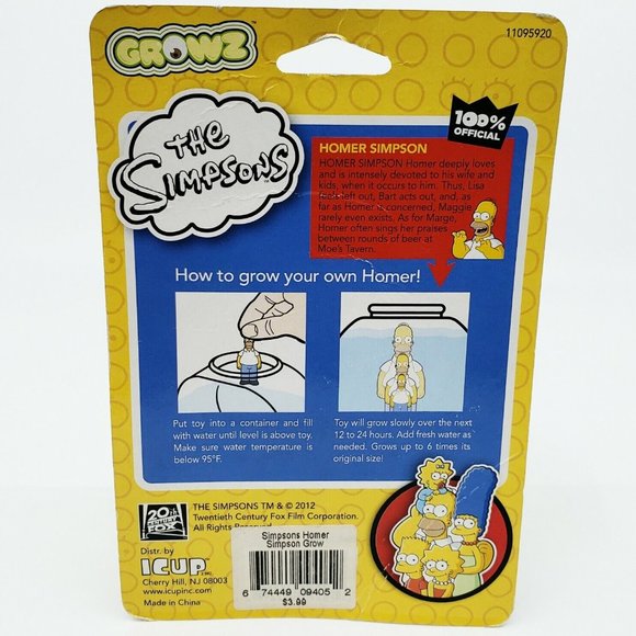 The Simpsons - Homer Grow Toy - Picture 7 of 7